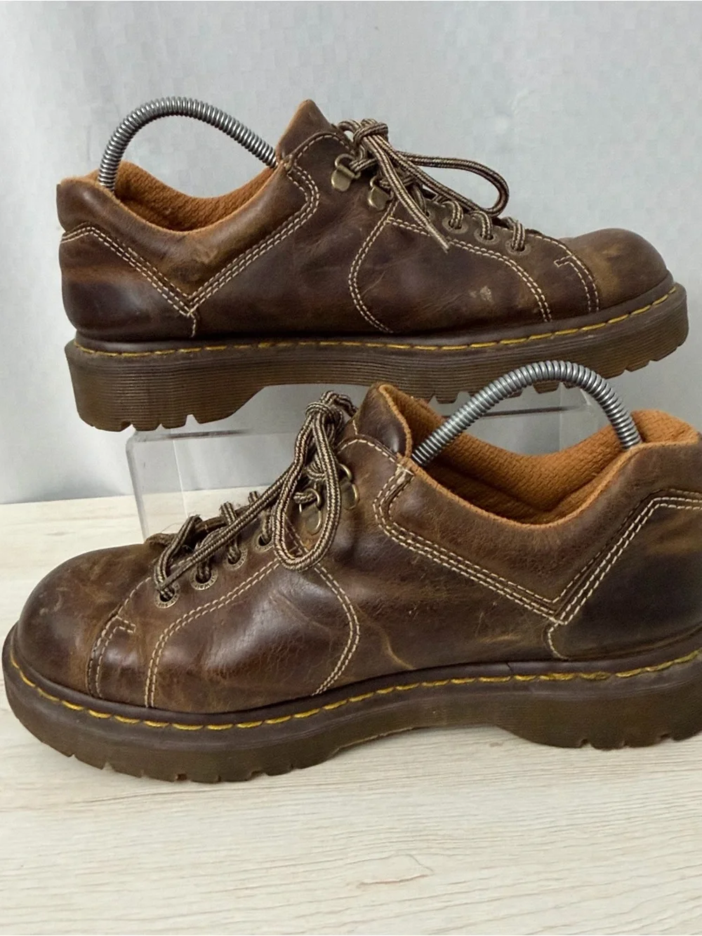 Dr. Martens Men’s Oxford Shoes Size 11 Brown Leather Grunge Distressed
